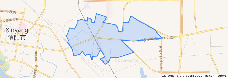 Mapa de ubicacion de Nanjinglu Subdistrict.
