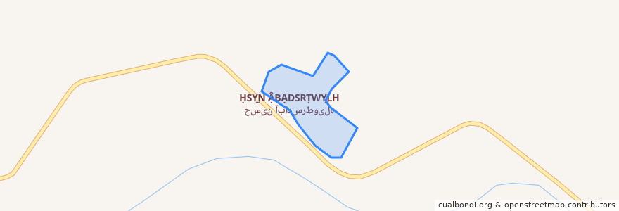 Mapa de ubicacion de Hosein-Abad Sar-Tavileh.