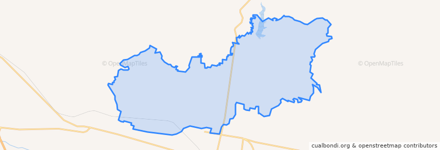 Mapa de ubicacion de Qiling.