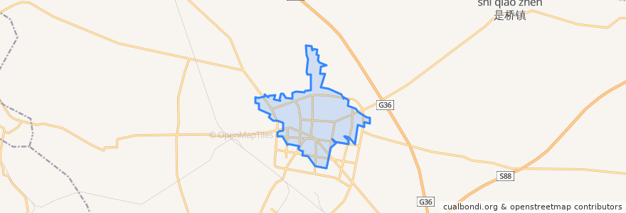 Mapa de ubicacion de Fucheng.