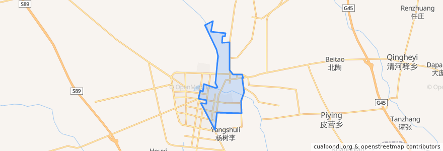 Mapa de ubicacion de Kunshan Subdistrict.