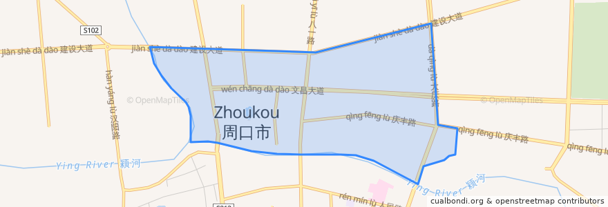 Mapa de ubicacion de Renhe Subdistrict.