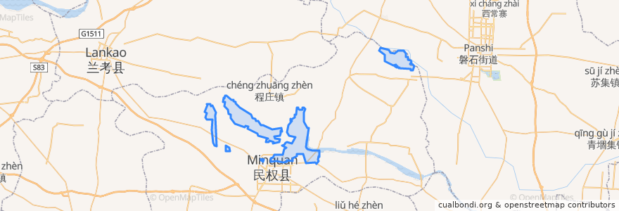 Mapa de ubicacion de 商丘市林场.