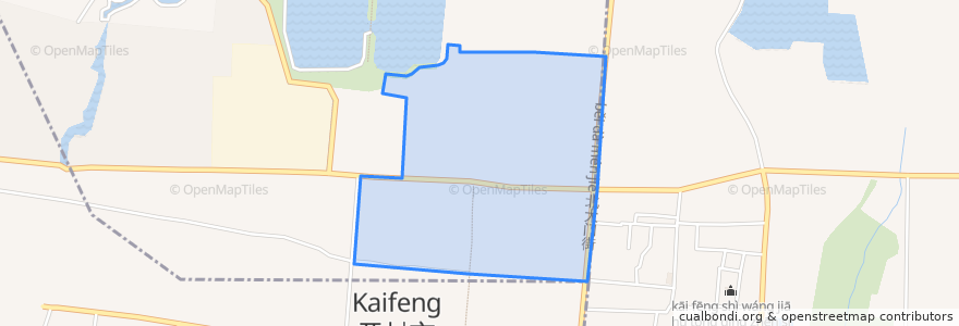Mapa de ubicacion de Beishudian Subdistrict.