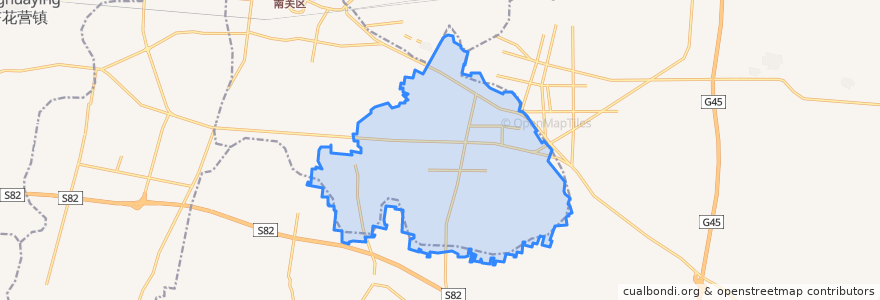 Mapa de ubicacion de Wangtun.