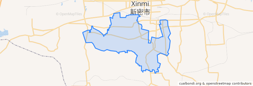 Mapa de ubicacion de 城关镇.