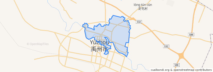 Mapa de ubicacion de Juntai Subdistrict.
