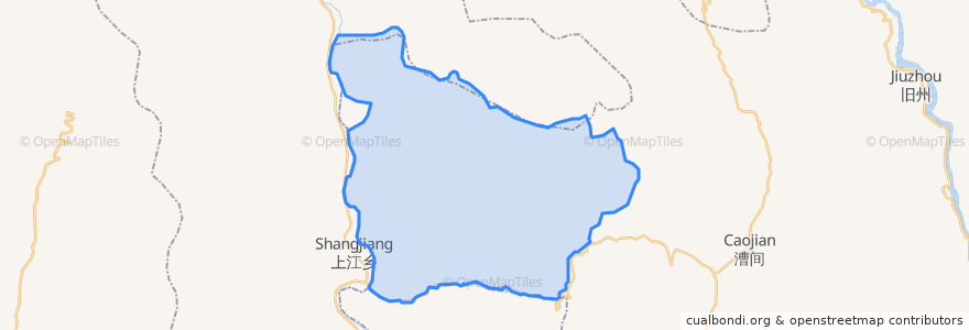 Mapa de ubicacion de 民建乡.