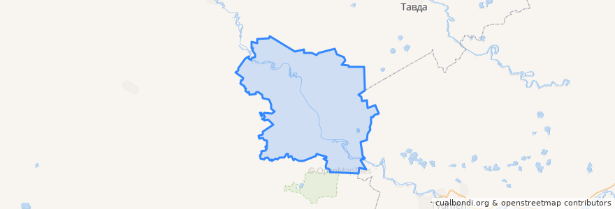 Mapa de ubicacion de スロボド=トゥリンスキー地区.