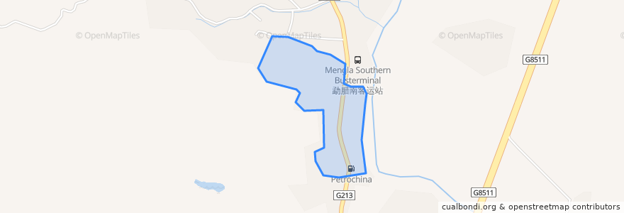 Mapa de ubicacion de 勐腊农场.