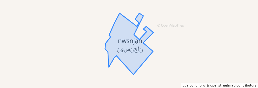 Mapa de ubicacion de Nevesnjan.