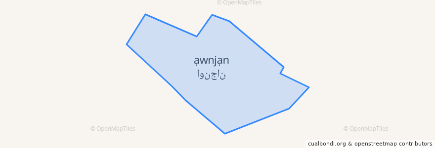 Mapa de ubicacion de Avenjan.