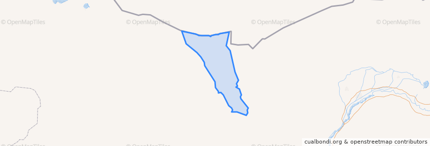 Mapa de ubicacion de Olji.