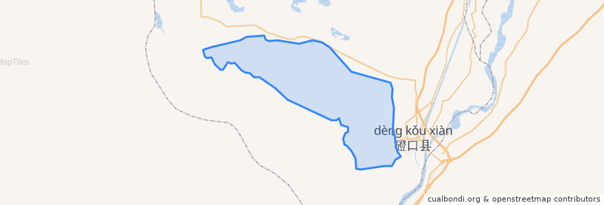 Mapa de ubicacion de 沙漠林业实验中心农场.