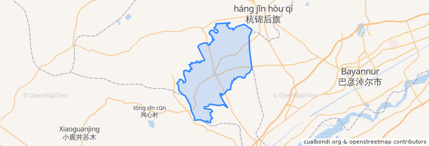 Mapa de ubicacion de Эрдаоцяо.