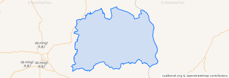 Mapa de ubicacion de 银号镇.