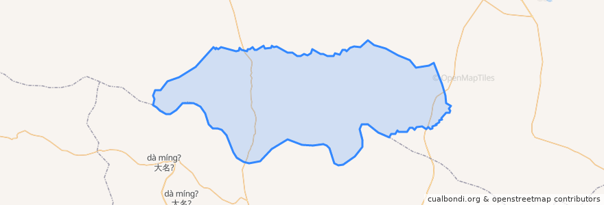 Mapa de ubicacion de 西河乡.