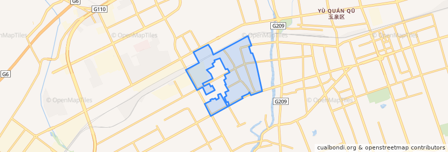 Mapa de ubicacion de 光明路办.