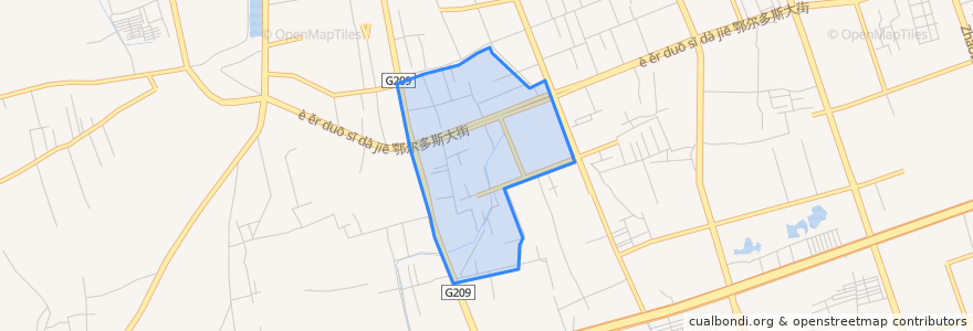 Mapa de ubicacion de 兴隆巷办.