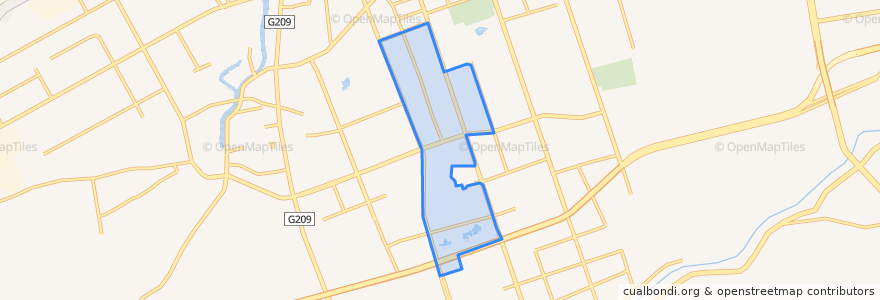 Mapa de ubicacion de Жэньминьлу.