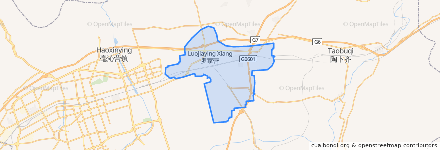 Mapa de ubicacion de 巴彦街道办.