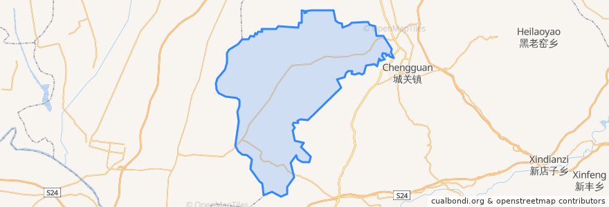 Mapa de ubicacion de 舍必崖乡.