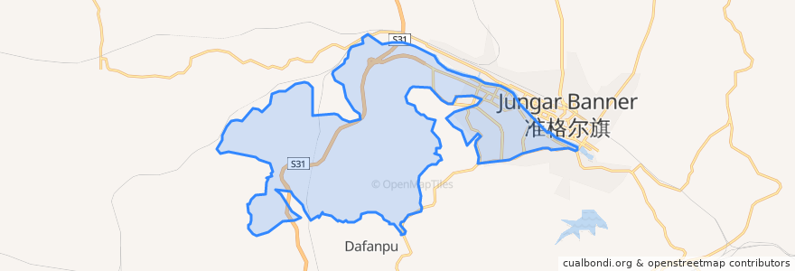 Mapa de ubicacion de Инцзэ.