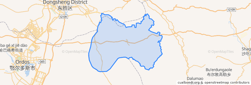 Mapa de ubicacion de Чжуньгээрчжао.