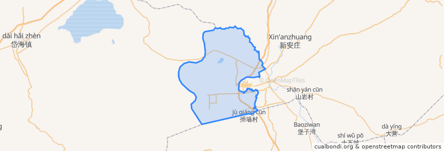 Mapa de ubicacion de 巨宝庄镇.