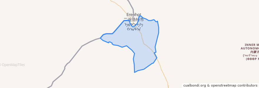 Mapa de ubicacion de Gerelt Od Sum.