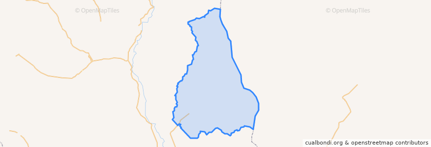 Mapa de ubicacion de Hua Jalag Township.