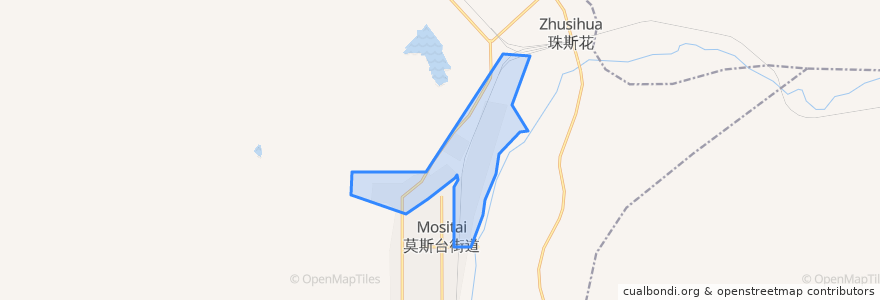 Mapa de ubicacion de Баожихуцзер.