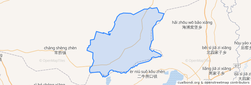 Mapa de ubicacion de 散都苏木 ᠰᠤᠨᠳᠤᠤ ᠰᠤᠮᠤ.