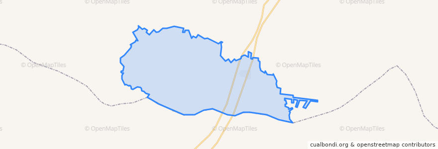 Mapa de ubicacion de 八一牧场.