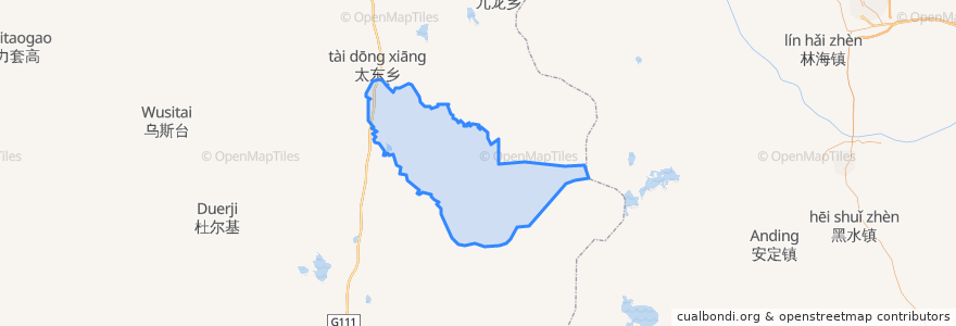 Mapa de ubicacion de 太平乡.