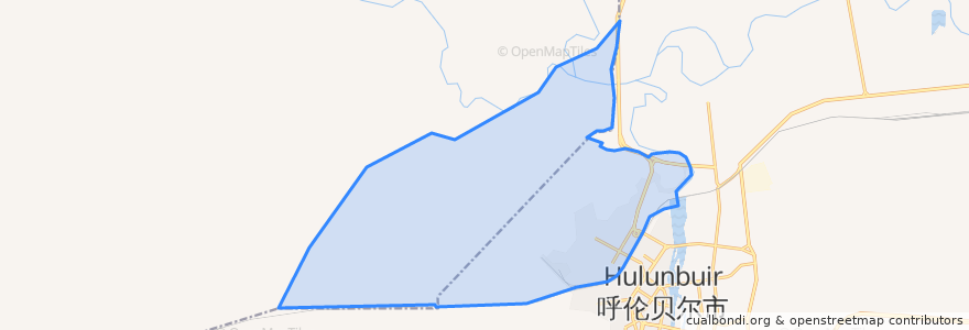 Mapa de ubicacion de 靠山街道办.