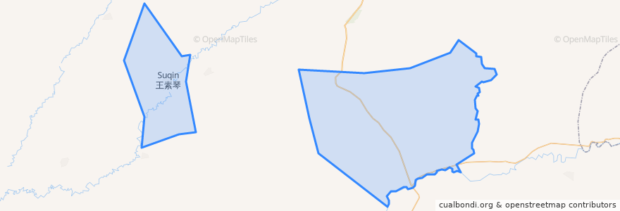 Mapa de ubicacion de 三河回族乡.