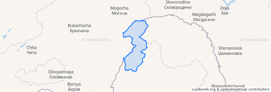 Mapa de ubicacion de Мордага.