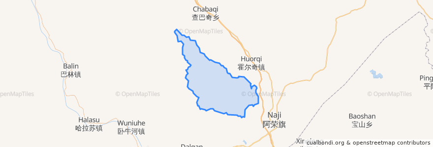 Mapa de ubicacion de 复兴镇.