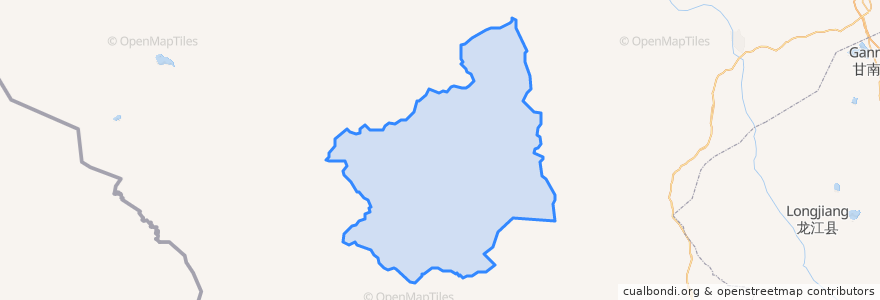 Mapa de ubicacion de 柴河镇.