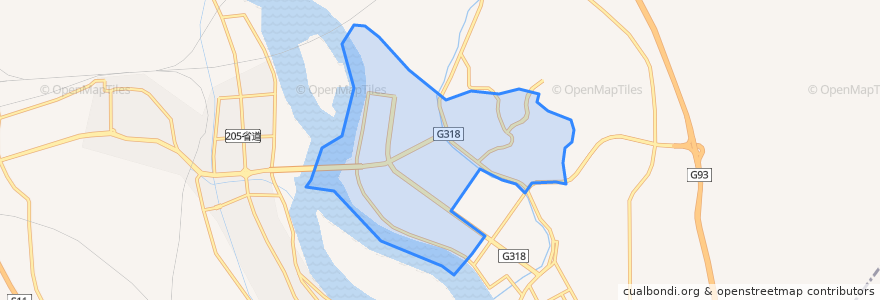 Mapa de ubicacion de Ciyin Subdistrict.