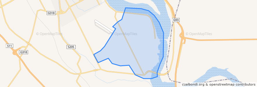 Mapa de ubicacion de Longping Subdistrict.