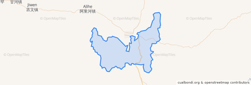 Mapa de ubicacion de Байхуа.