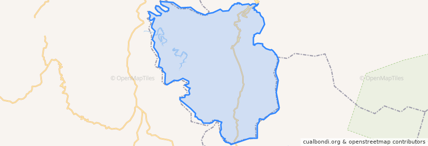 Mapa de ubicacion de Changfeng.