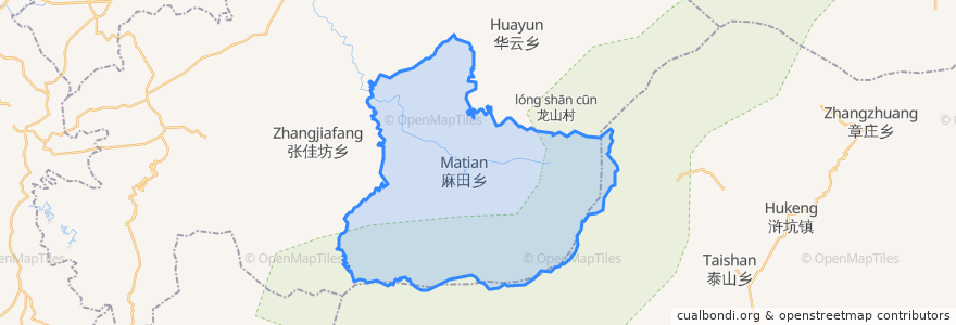 Mapa de ubicacion de Xinquan.