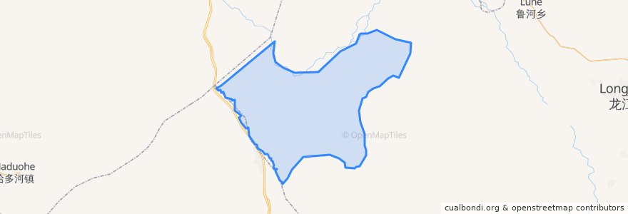 Mapa de ubicacion de 济沁河乡.