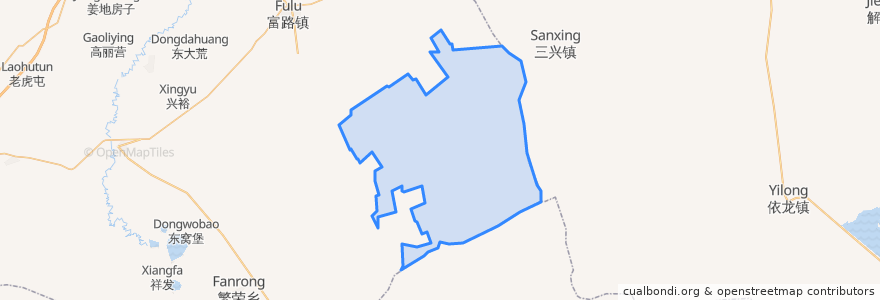 Mapa de ubicacion de 绍文乡.