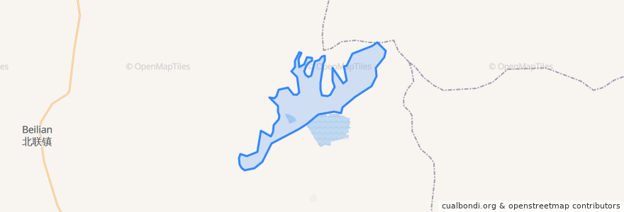 Mapa de ubicacion de 克山县种畜场.