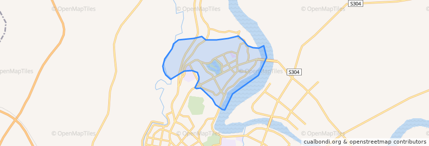 Mapa de ubicacion de 北辰街道.
