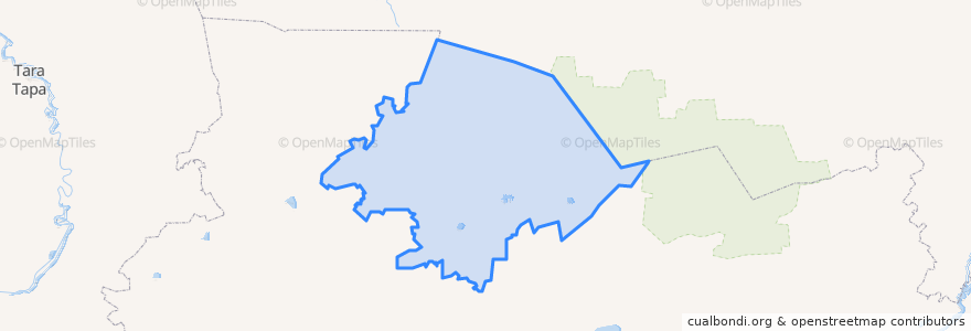 Mapa de ubicacion de Severny District.